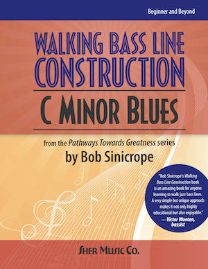 Walking Bass Line Construction - C Minor Blues